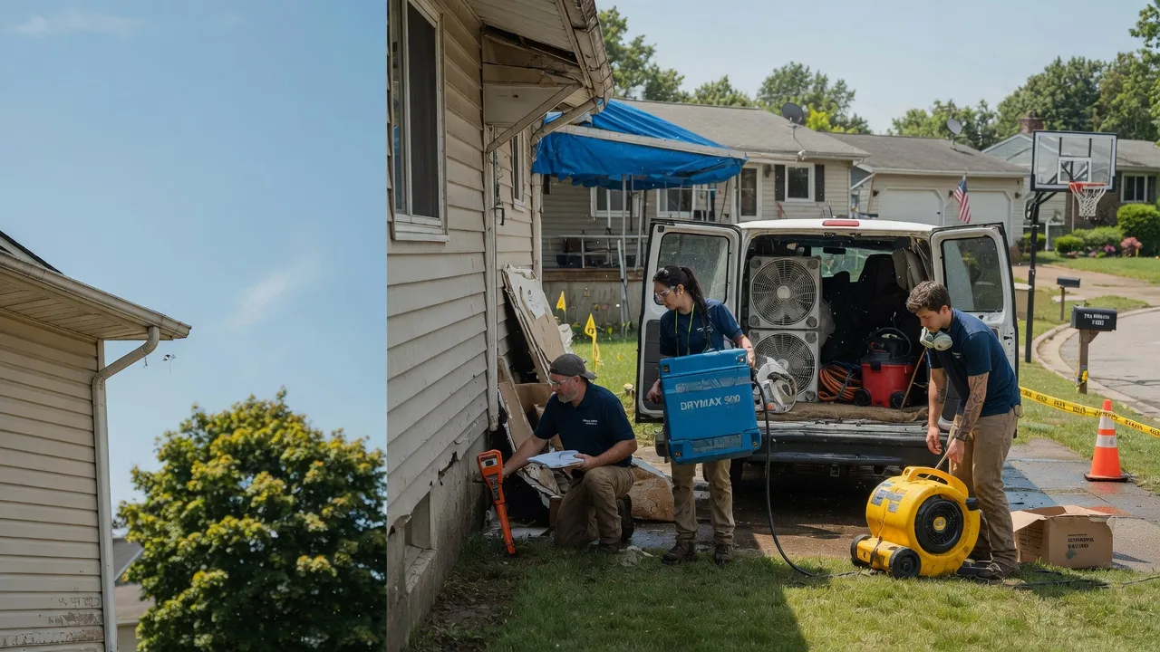 Ceiling Leak Cleanup in Kalamazoo, MI near me